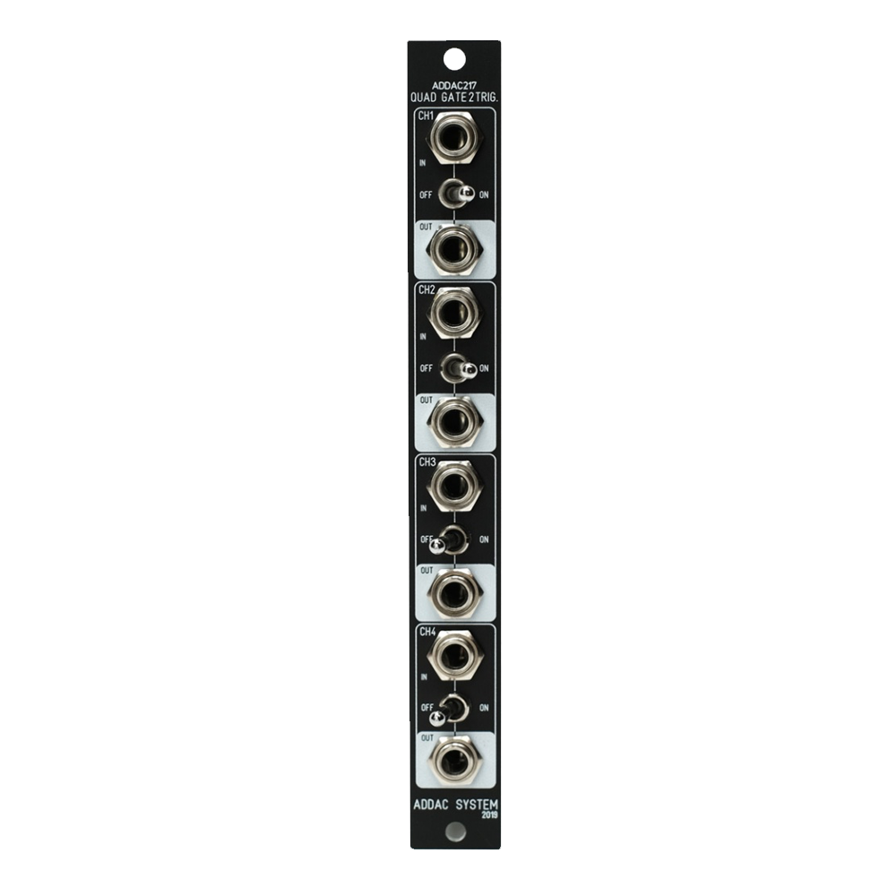 ADDAC 217 Eurorack Gate To Trigger Module