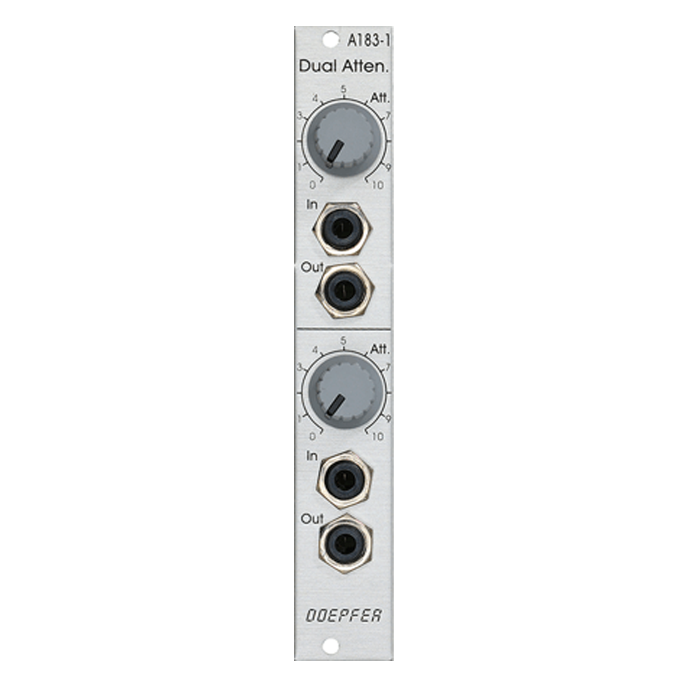 Doepfer A-183-1 Eurorack Dual Attenuator Module