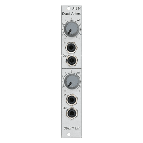 Doepfer A-183-1 Eurorack Dual Attenuator Module