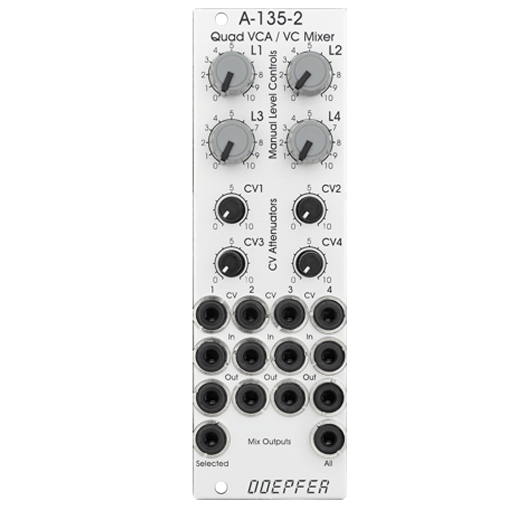 Doepfer A-135-2 Eurorack Mini Quad VCA Module