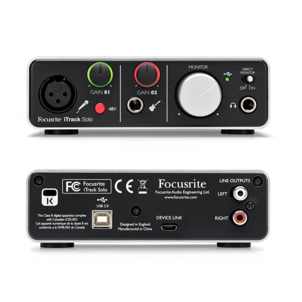 Focusrite iTrack Solo (Lightning) Mobile Audio Interface