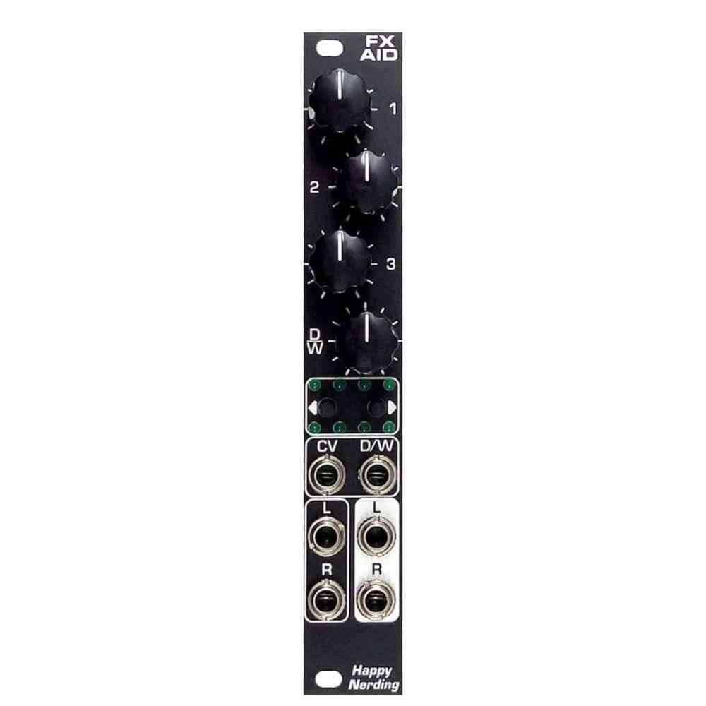 Happy Nerding FX Aid Eurorack Multi-FX Module (Black)