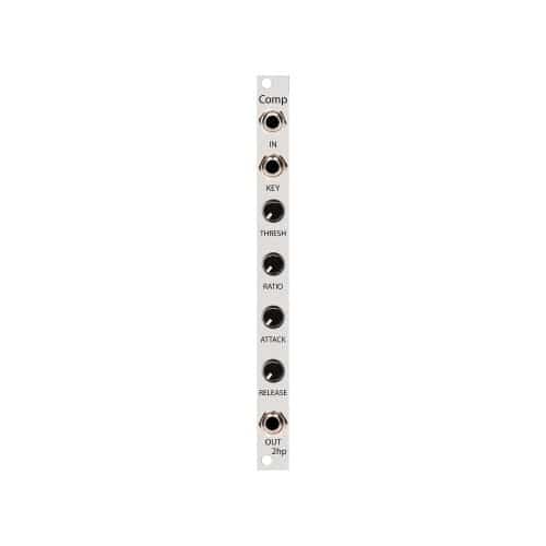2hp Comp Eurorack Compressor Module (Silver)