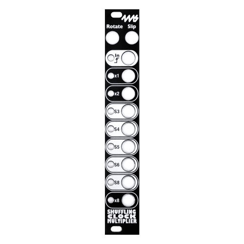 4ms Shuffling Clock Multiplier Black Faceplate (Faceplate Only)