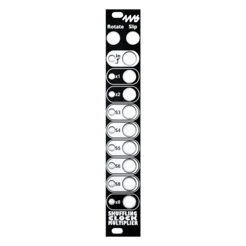 4ms Shuffling Clock Multiplier Black Faceplate (Faceplate Only)