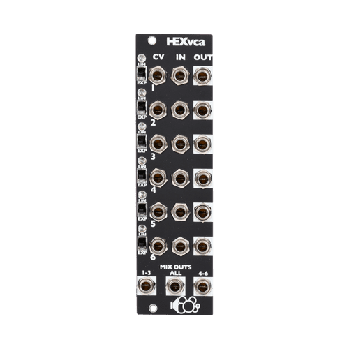 Bubblesound HEXvca Eurorack Sextet VCA Module