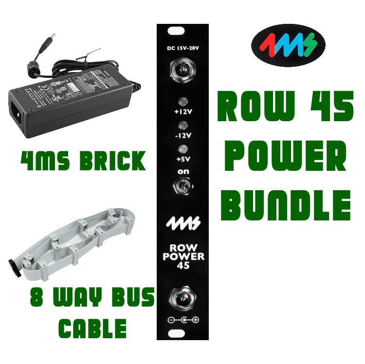 4ms Row Power 45 Eurorack Power Module Bundle
