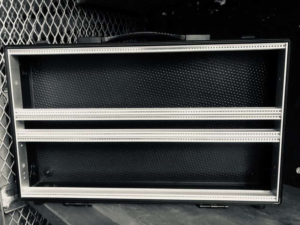 Damaru Eurorack Modular Travel Case (7U 104hp Unpowered 1U Middle)