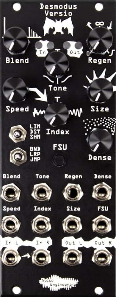 Noise Engineering Desmodus Versio Eurorack Reverb and DSP Module (Black)