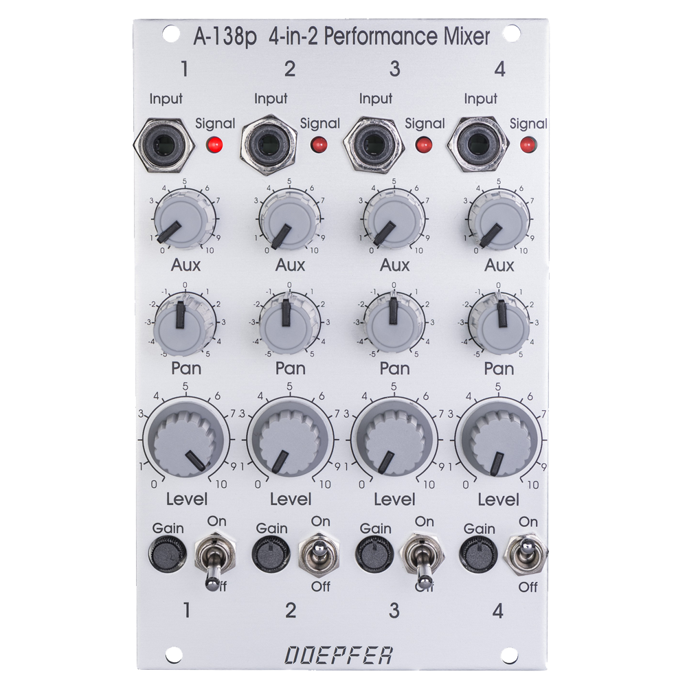 Doepfer A-138-P Eurorack Performance Mixer Module (A-138o Expander)