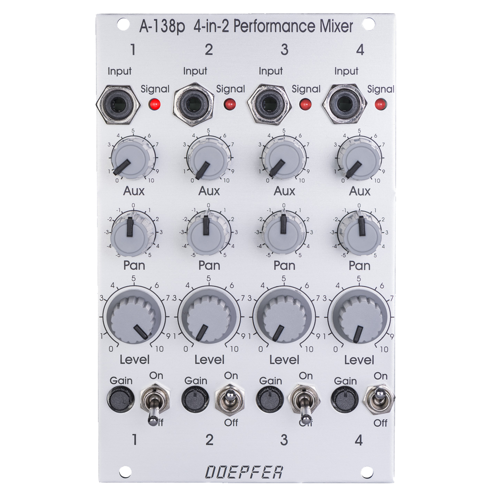 Doepfer A-138-P Eurorack Performance Mixer Module (A-138o Expander)