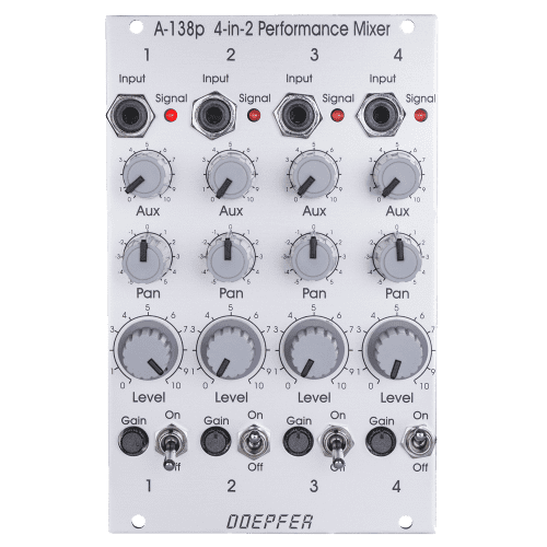 Doepfer A-138-P Eurorack Performance Mixer Module (A-138o Expander)