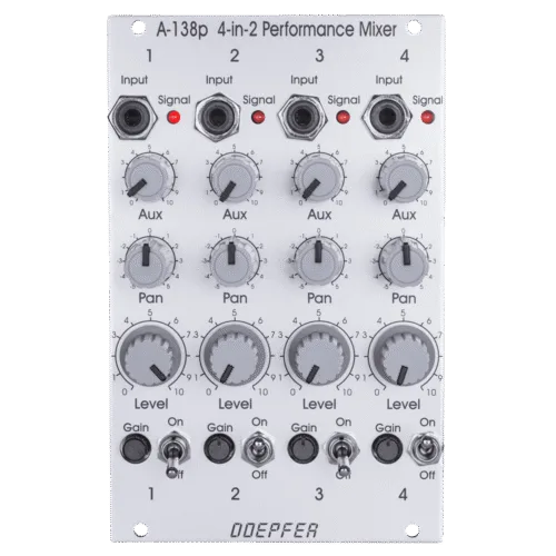 Doepfer A-138-P Eurorack Performance Mixer Module (A-138o Expander)
