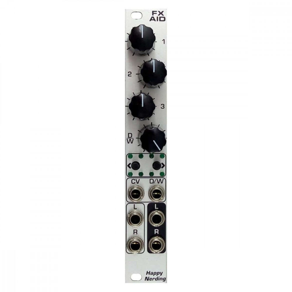 Happy Nerding FX Aid Eurorack Multi-FX Module (Silver) - Elevator