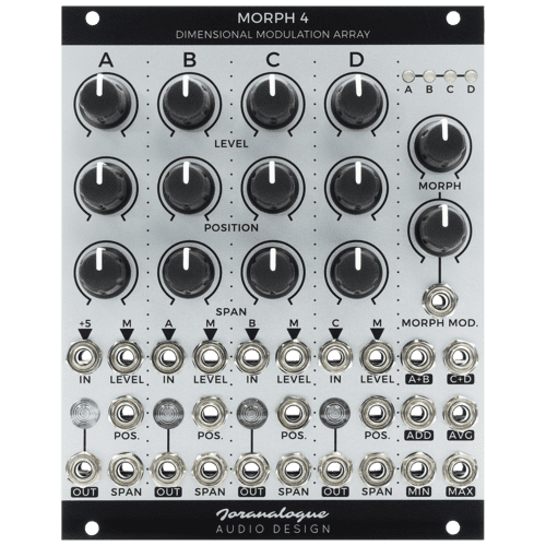 Joranalogue Morph 4 Eurorack Advanced Quad VCA Module