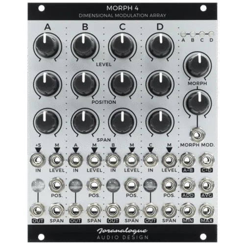 Joranalogue Morph 4 Eurorack Advanced Quad VCA Module