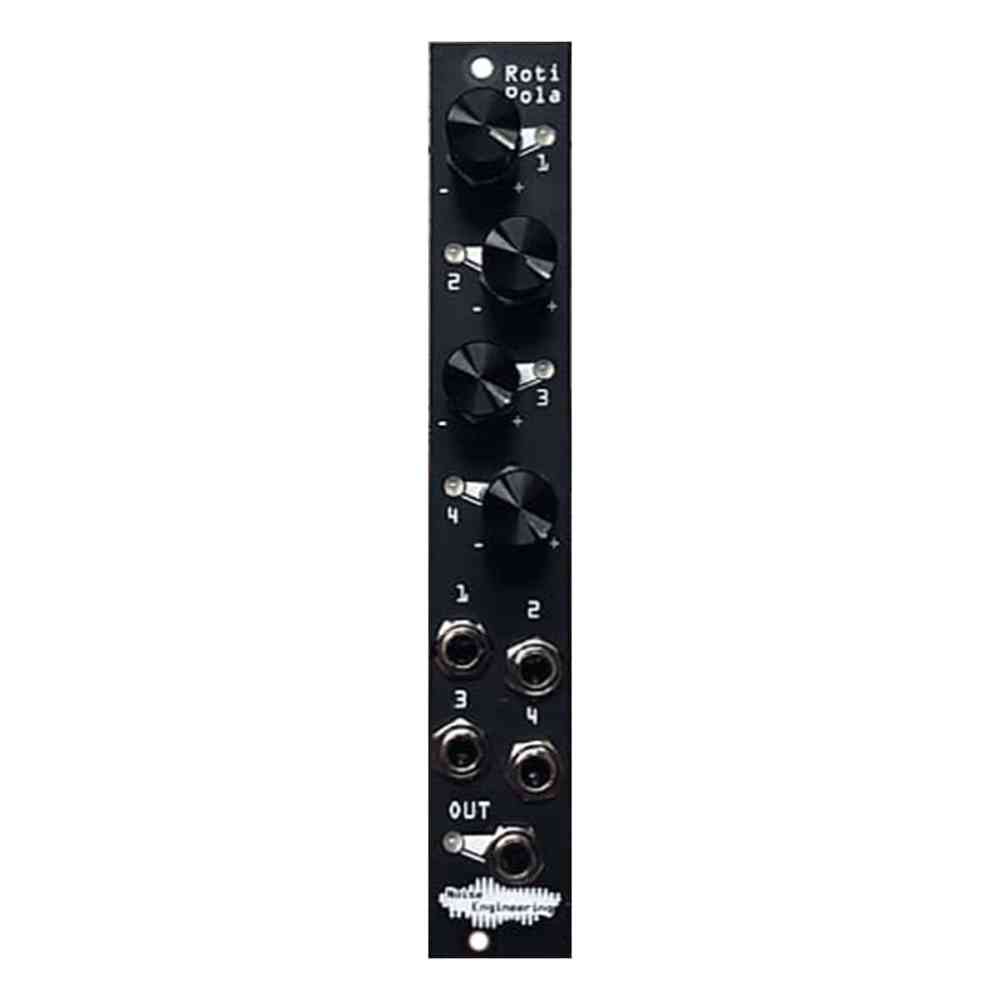 Noise Engineering Roti Pola Eurorack Attenuverting CV Mixer Module (Black)