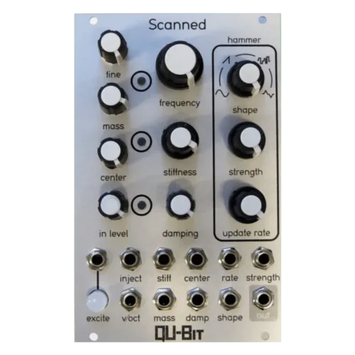 Qu-Bit Electronix Scanned Eurorack Wavetable VCO Module (Silver)