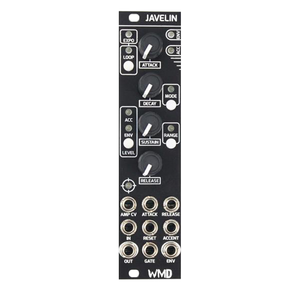 WMD Javelin Dynamic Eurorack EG/VCA Module (Black)