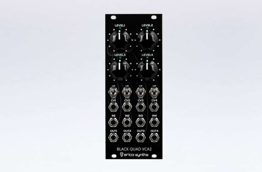 Erica Synths Black Quad VCA V2 Eurorack Module