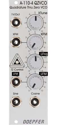 Doepfer A-110-4 Eurorack Through Zero Quadrature VCO Module (SIlver)