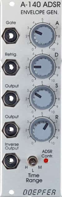 Doepfer A-140-1 Eurorack Envelope Generator Module (Silver)