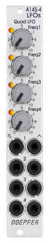 Doepfer A-145-4 Eurorack Quad LFO Module (Silver)