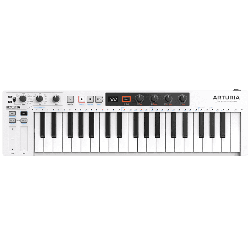 Arturia Keystep 37 Hardware MIDI/CV Keyboard Controller (White)