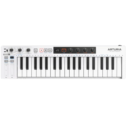 Arturia KeyStep 37 Hardware MIDI/CV Keyboard Controller (White)