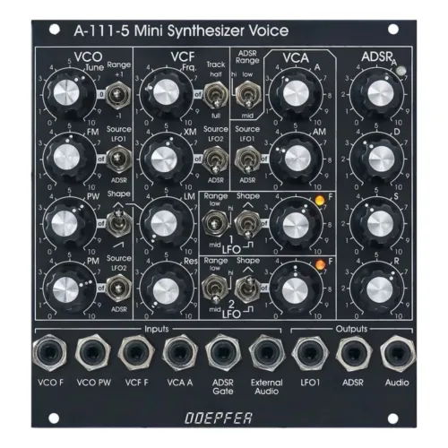 Doepfer A-111-5v Mini Synth Voice Eurorack Module (Black)
