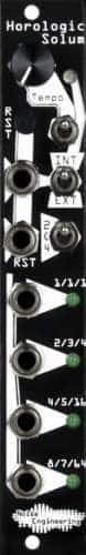 Noise Engineering Horologic Solum Eurorack Clock Module (Black)