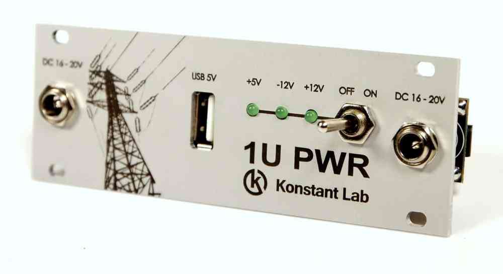 Konstant Lab 1U Eurorack Power Module and PSU (Pulp Logic)