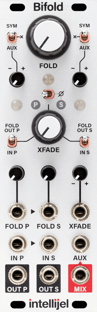 Intellijel Bifold Eurorack Distortion and Waveshaper Module