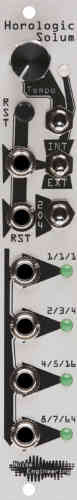 Noise Engineering Horologic Solum Eurorack Clock Module (Silver)