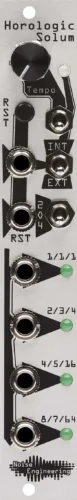 Noise Engineering Horologic Solum Eurorack Clock Module (Silver)