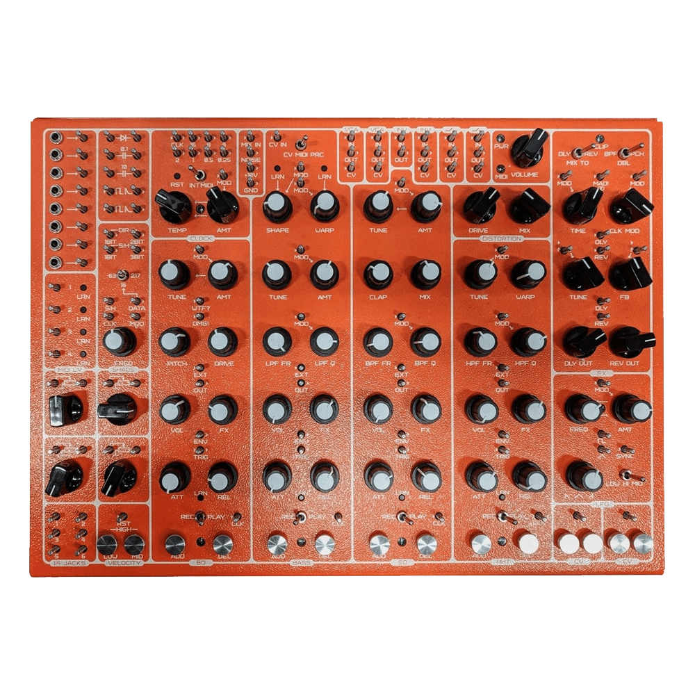Soma Laboratory Pulsar-23 Organismic Drum Machine (Orange)