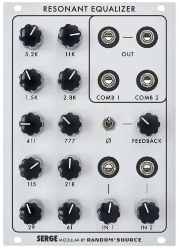 Serge/Random Source Resonant EQ Eurorack Module (REQ)
