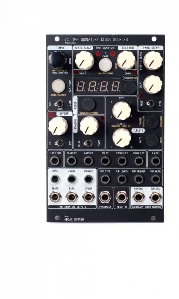 ADDAC 403 VC Time Clock Source Eurorack Module