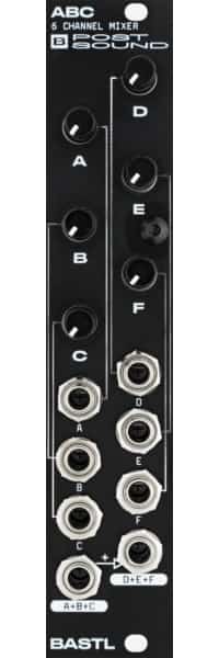 Bastl Instruments ABC Eurorack Mixer Module (Black)