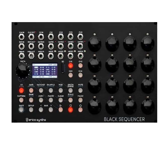 Erica Synths Black Sequencer Eurorack Module