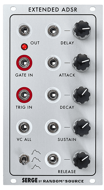 Serge/Random Source Extended ADSR Eurorack Module (ADSR)