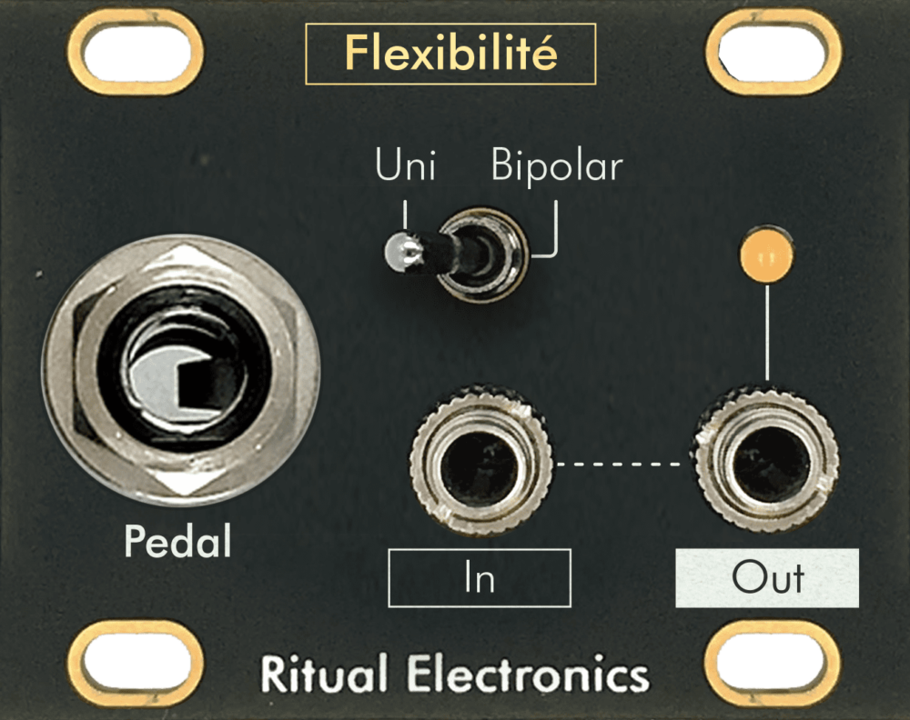 Ritual Electronics Flexibilite 1U (Intellijel) Eurorack Pedal Module