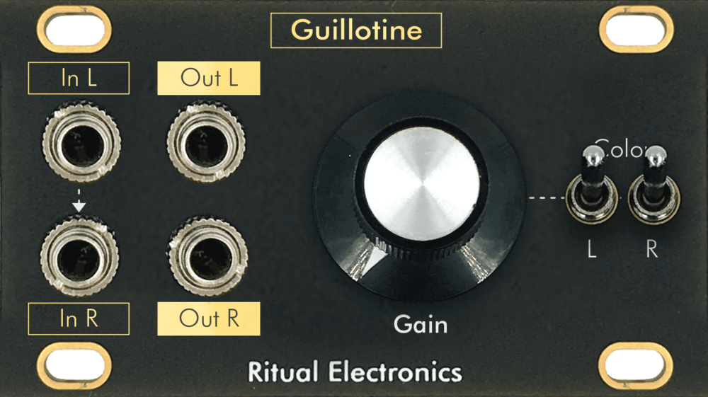 Ritual Electronics Guillotine 1U (Intellijel) Eurorack Distortion Module