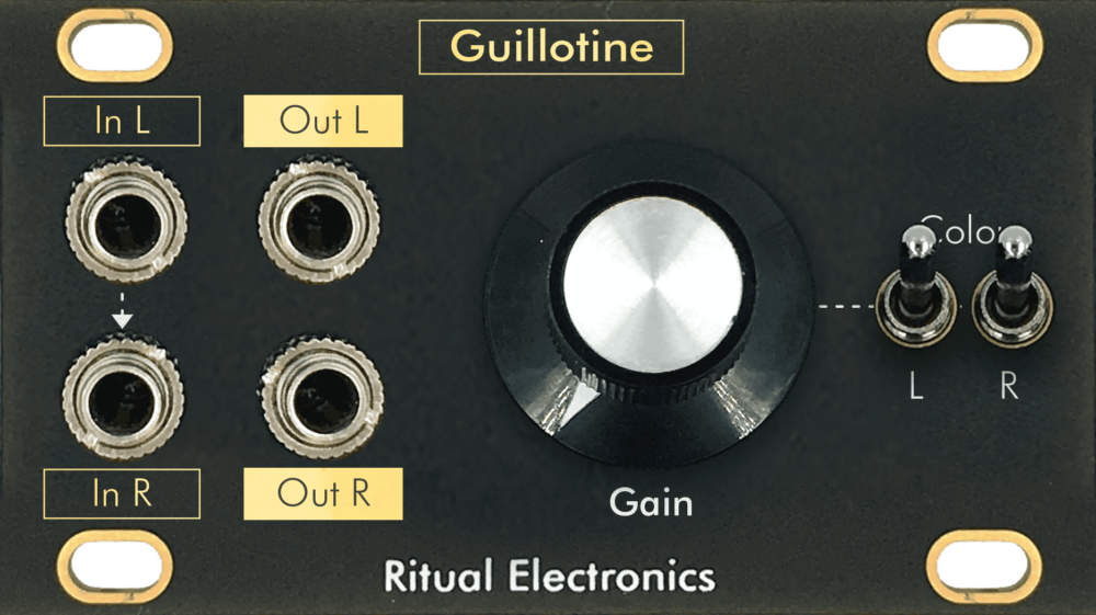 Ritual Electronics Guillotine 1U (Intellijel) Eurorack Distortion Module