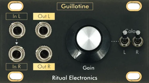 Ritual Electronics Guillotine 1U Eurorack Distortion Module