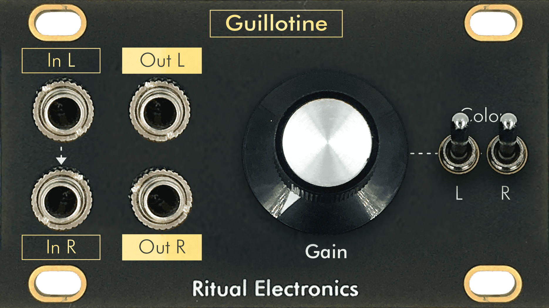 鍵盤楽器 Ritual Electronics Guillotine Ritual Electronics Guillotine 1U Eurorack Distortion Module