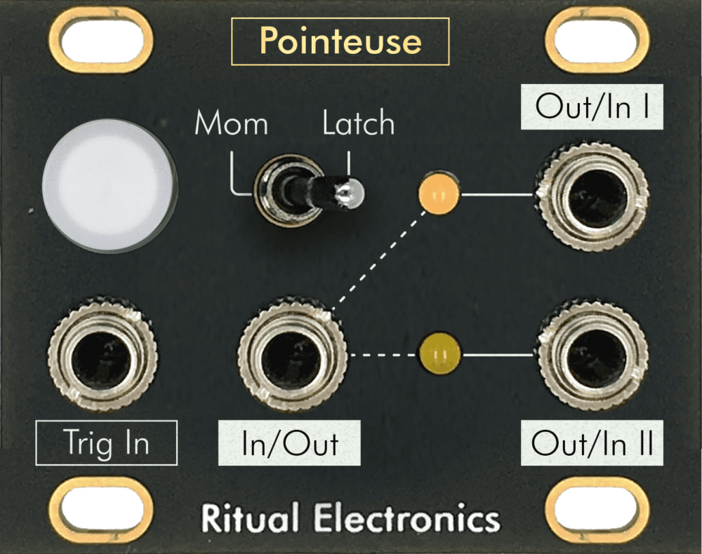 Ritual Electronics Pointeuse 1U (Intellijel) Eurorack Switch Module