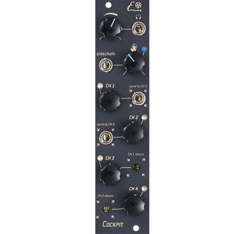 Endorphin.es Cockpit 2 Eurorack Mixer Module (3U – Black)