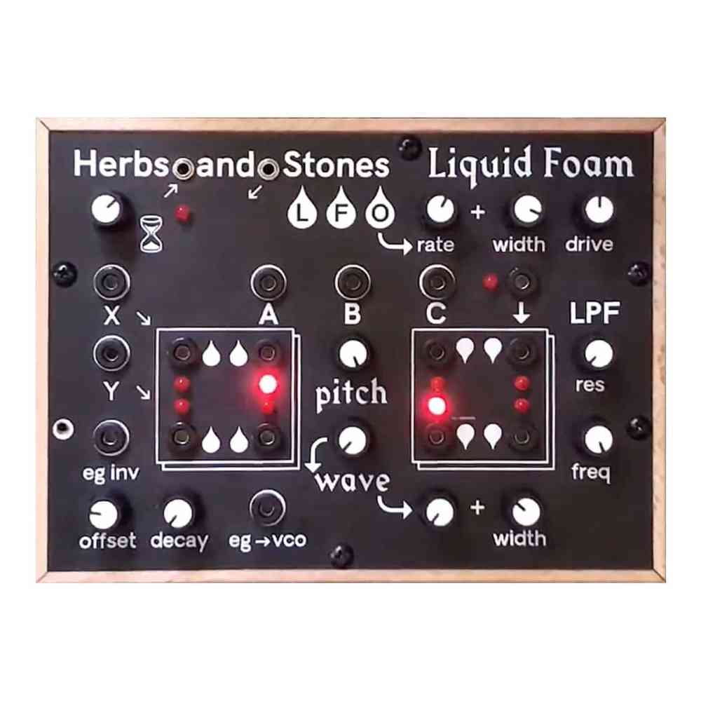 Herbs and Stones Liquid Foam Desktop Synthesizer