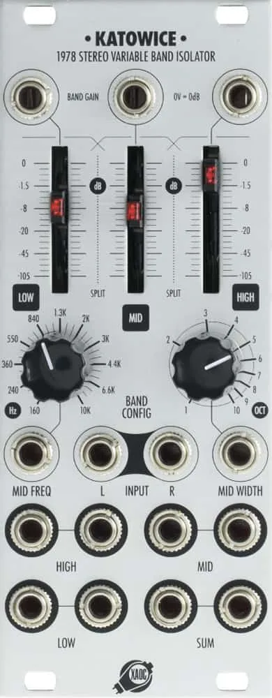 Xaoc Devices Katowice Stereo Isolator Eurorack Module - Elevator